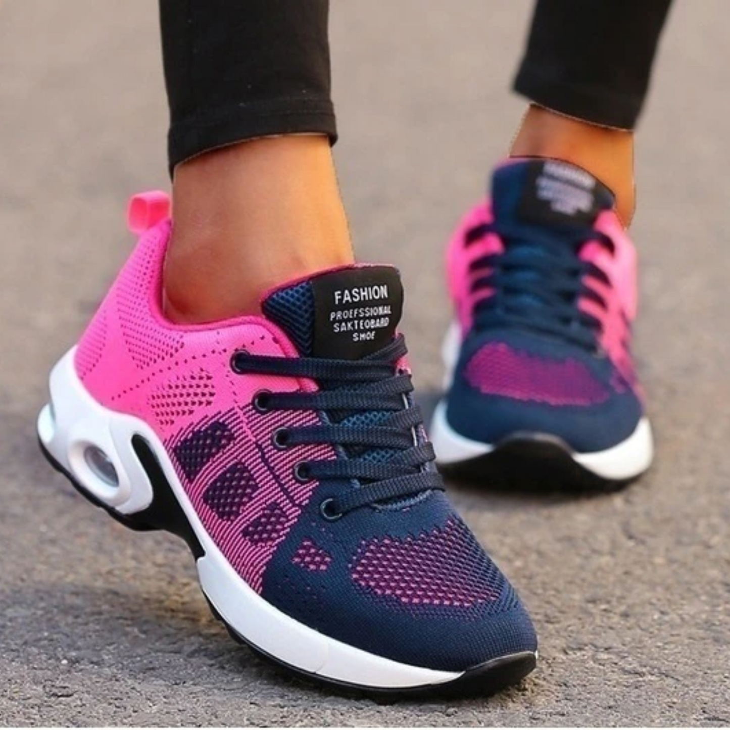 Sneaker Donna Casual da Corsa con Lacci