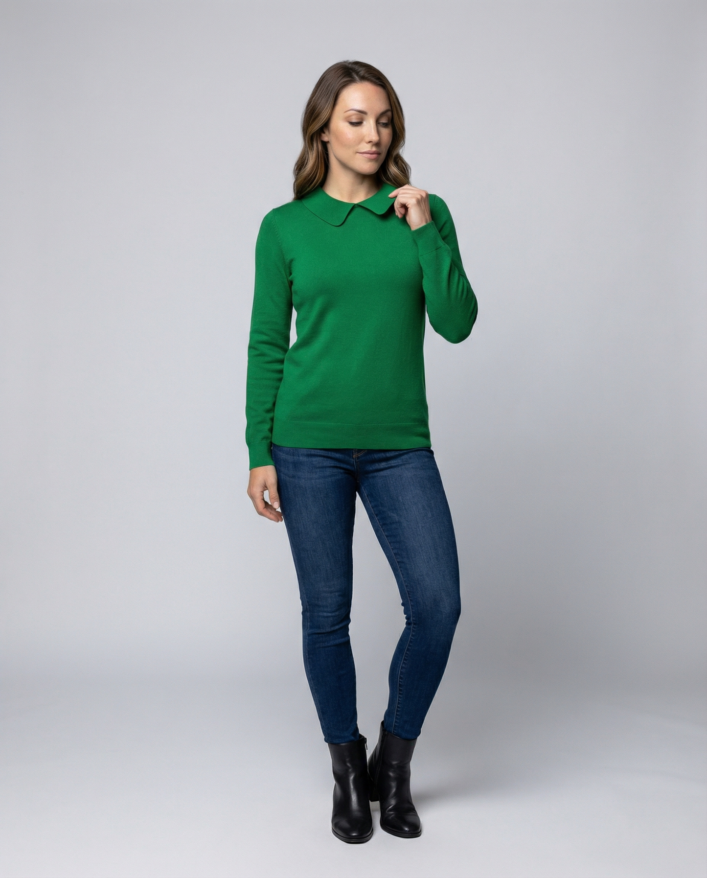 Maglione Donna a Collo Alto in Maglia