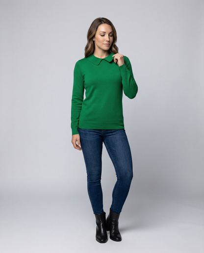 Maglione Donna a Collo Alto in Maglia
