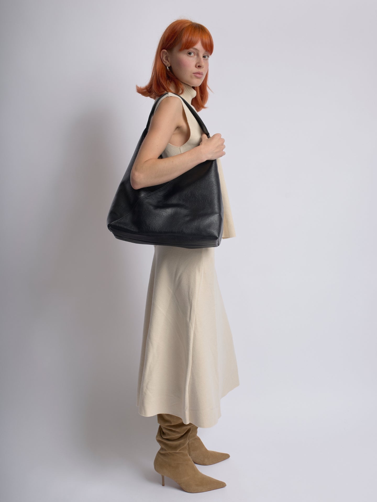 Borsa a Spalla Donna in Pelle Vegana Capiente e Sostenibile