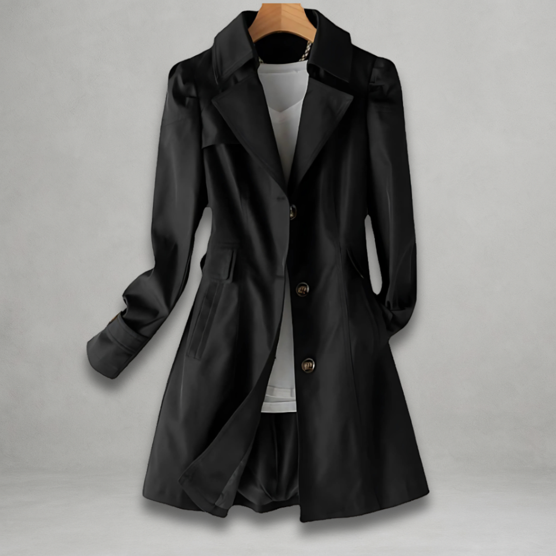 Trench Coat Donna Leggero Stile Primaverile Classico