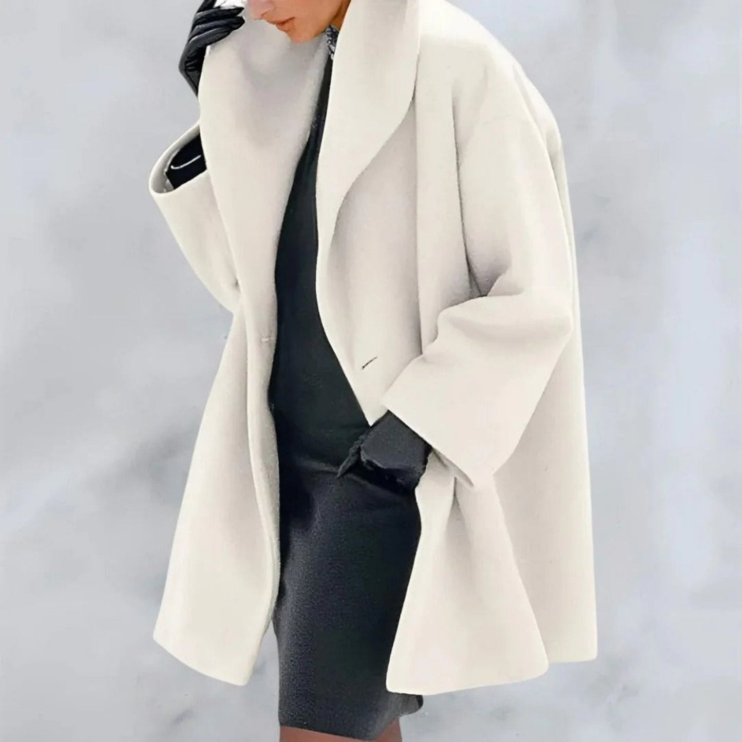 Giacca Invernale Donna con Cappuccio Oversize Calda