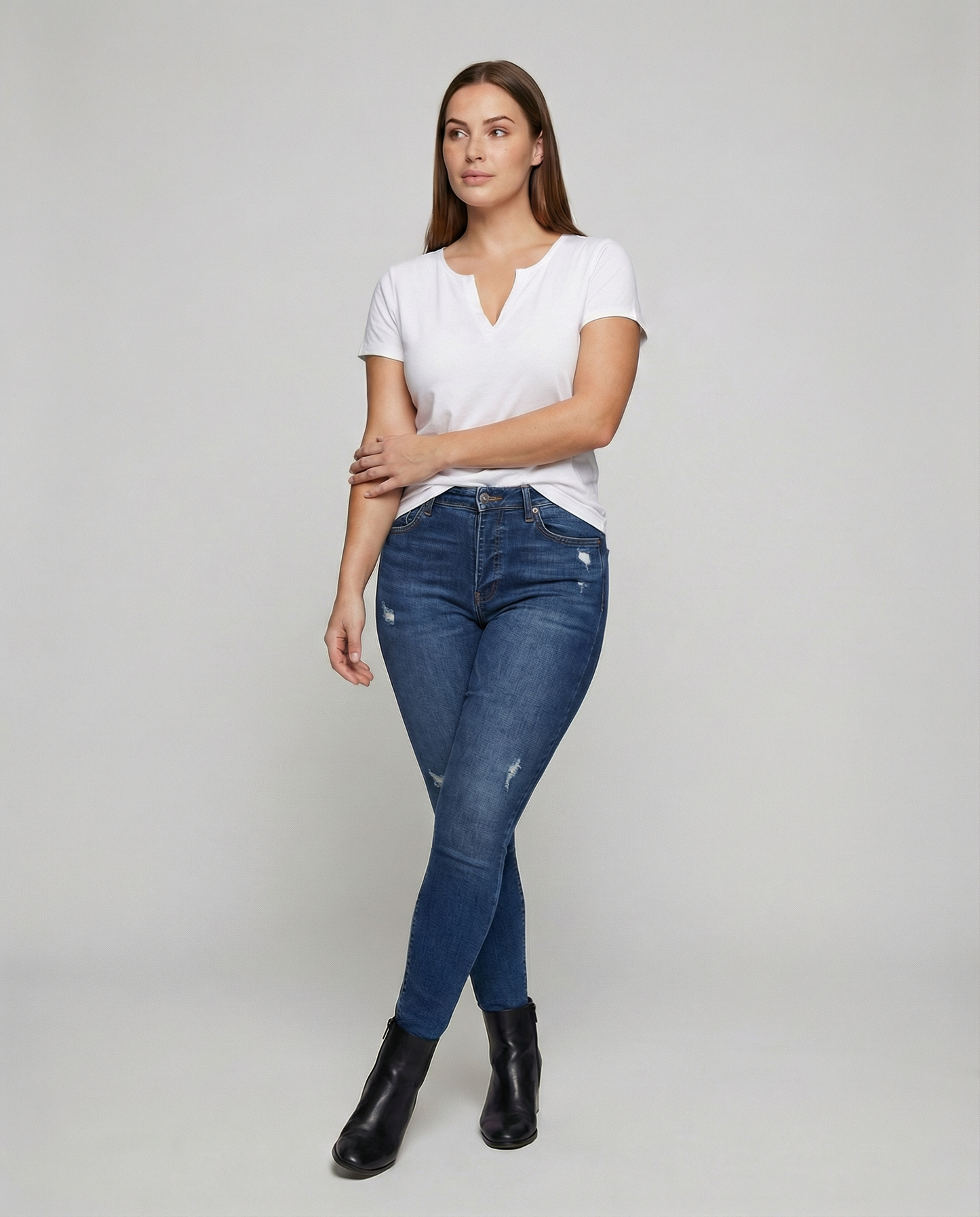 Camicia Donna Manica Corta Tessuto Leggero Classica