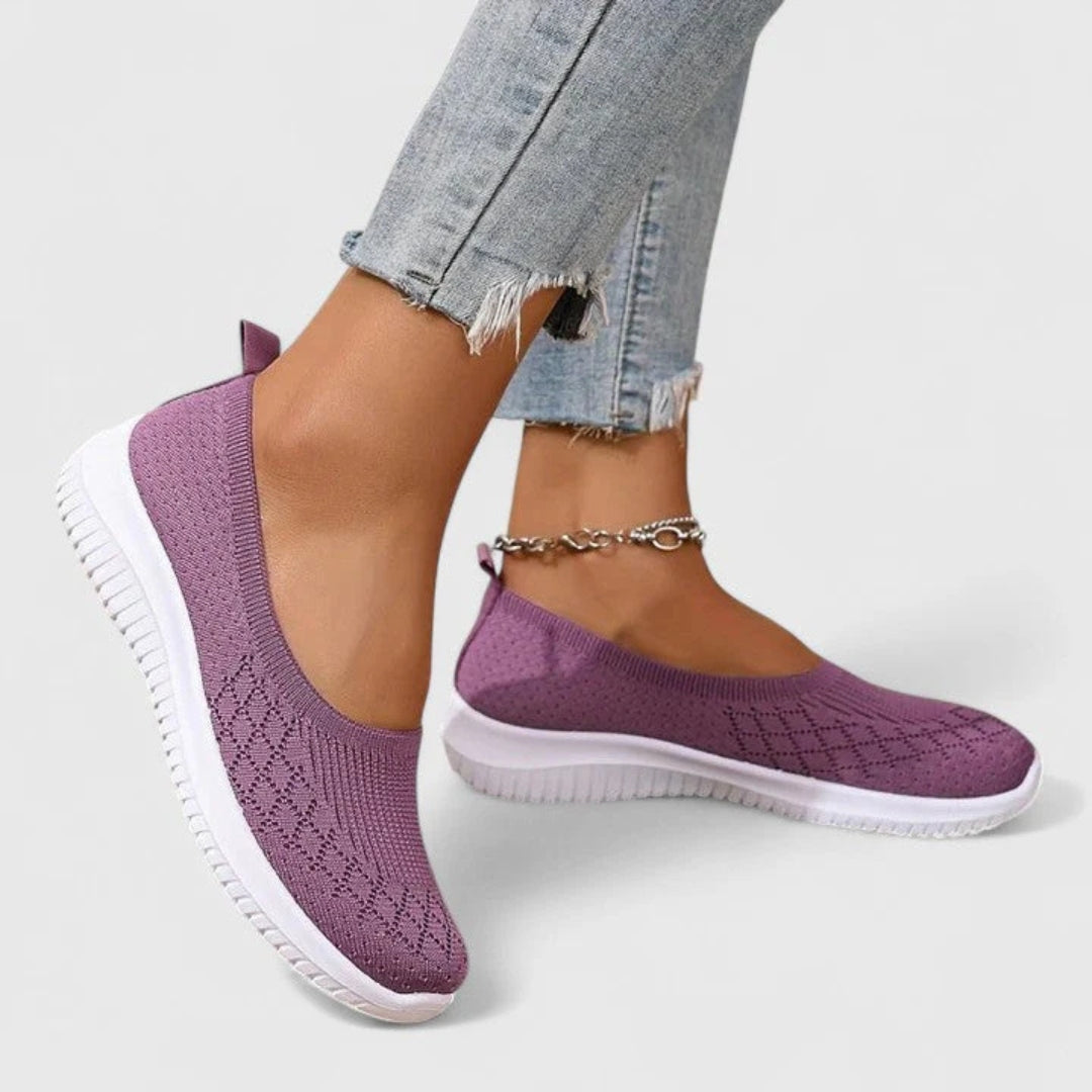 Ballerine Donna Slip-On in Maglia Leggera