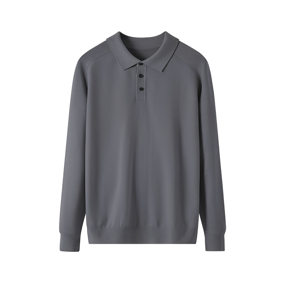 Maglione Uomo in Lana Collo a Risvolto