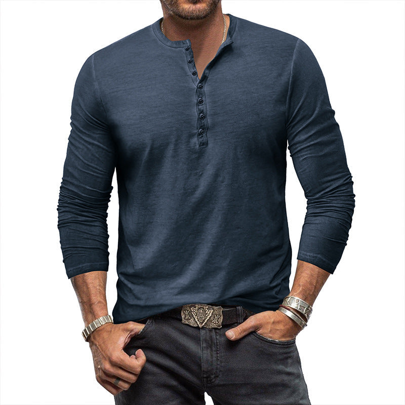 Camicia Uomo a Manica Lunga Stile Casual