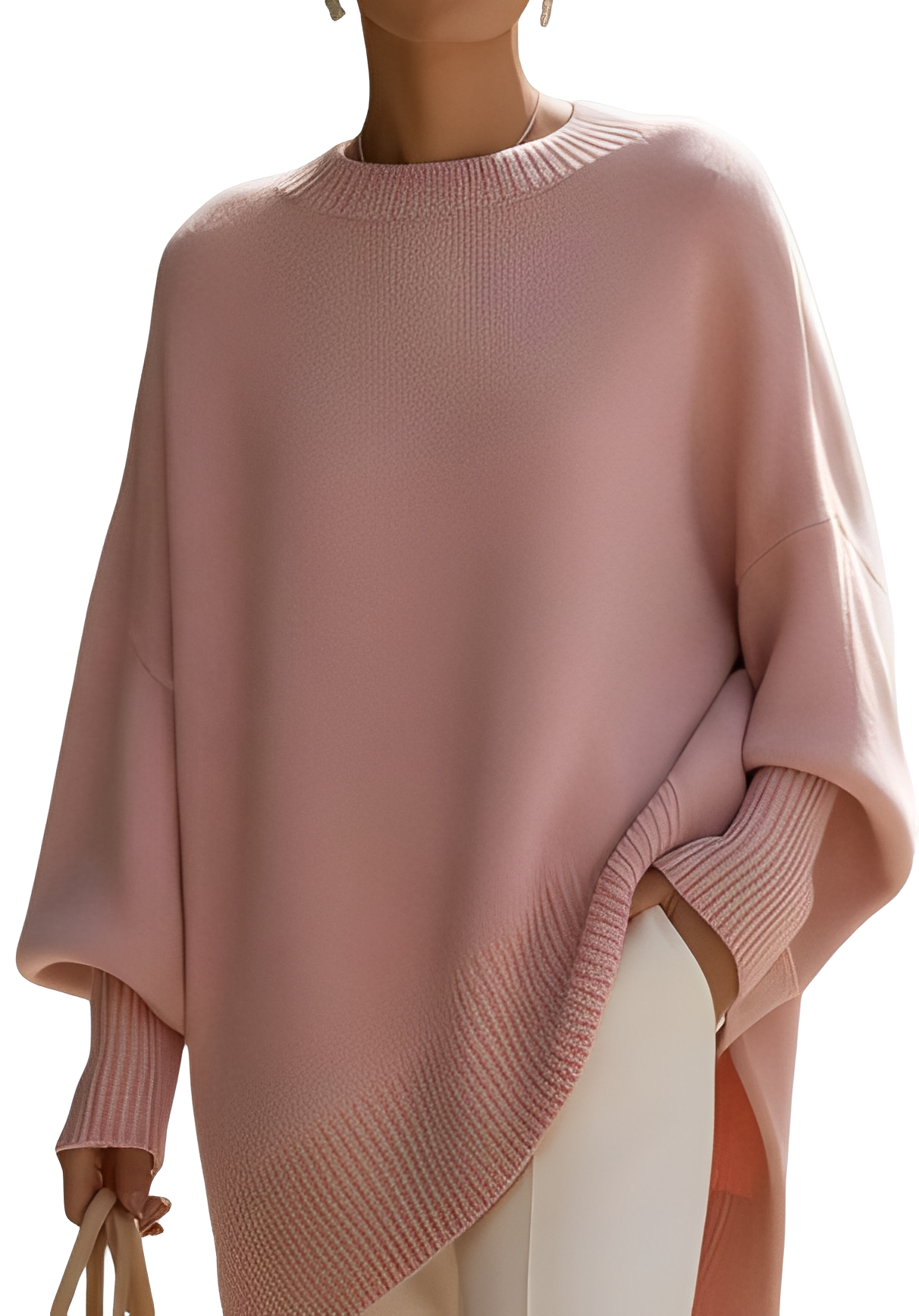 Maglione Oversize Donna Stile Modaiolo Morbido