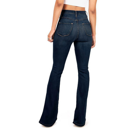 Jeans Donna Vita Alta Denim Flare Comfort