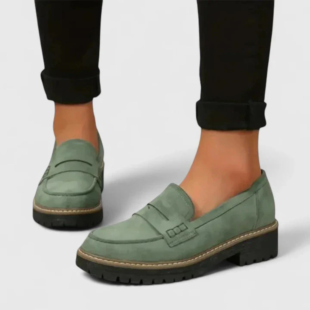 Mocassini Donna Slip-On Suola Spessa Comodi