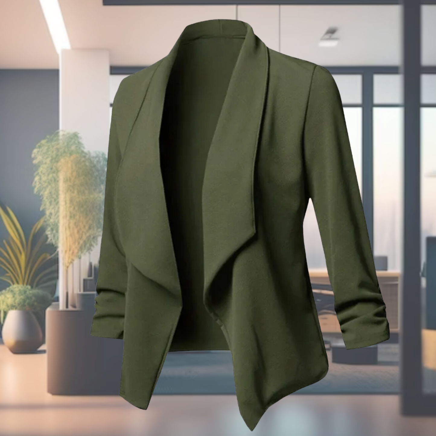 Blazer Donna Manica Lunga Leggero Elegante