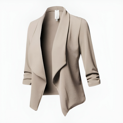 Blazer Donna Manica Lunga Linea Classica Formale