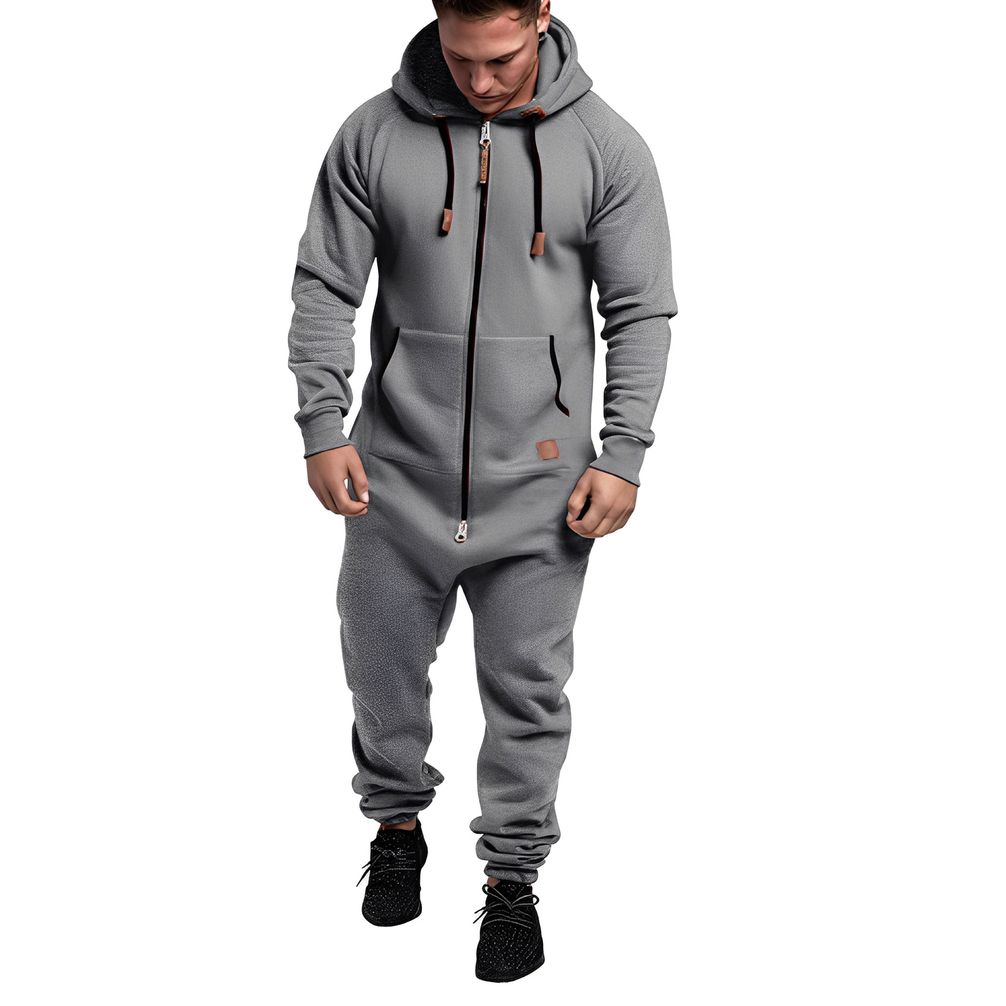 Tuta Uomo con Cappuccio Stile Casual Comoda - Brentozzi