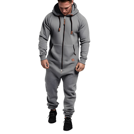 Tuta Uomo con Cappuccio Stile Casual Comoda - Brentozzi