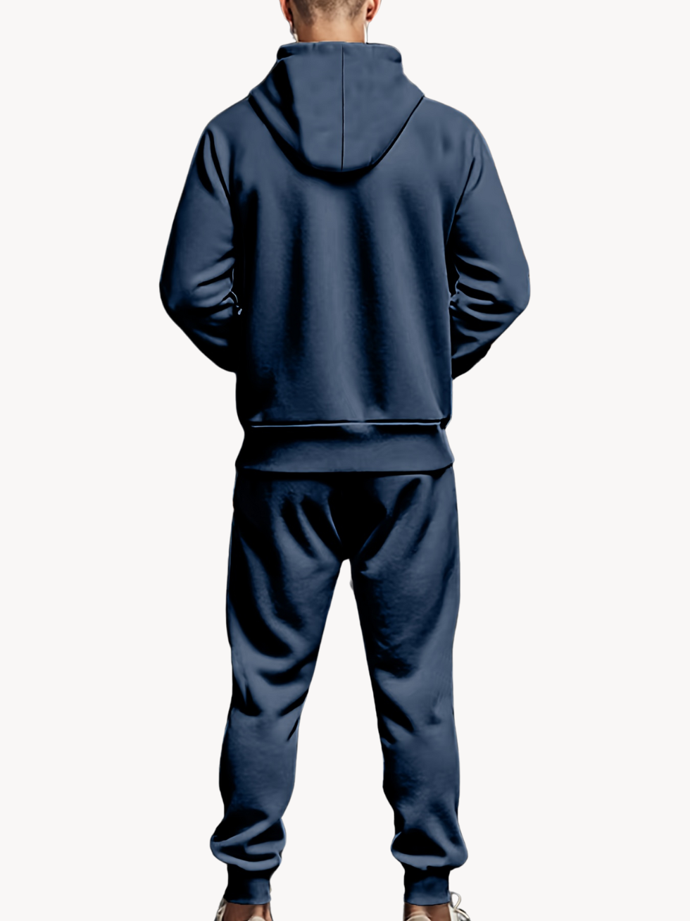 Completo Sportivo Uomo Felpa con Cappuccio e Pantaloni Jogging