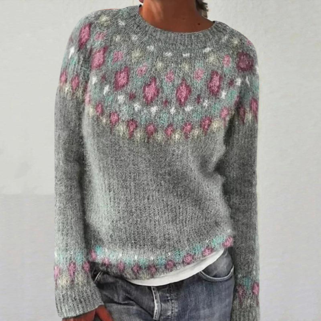 Maglione Donna in Maglia Grossa Girocollo Corto