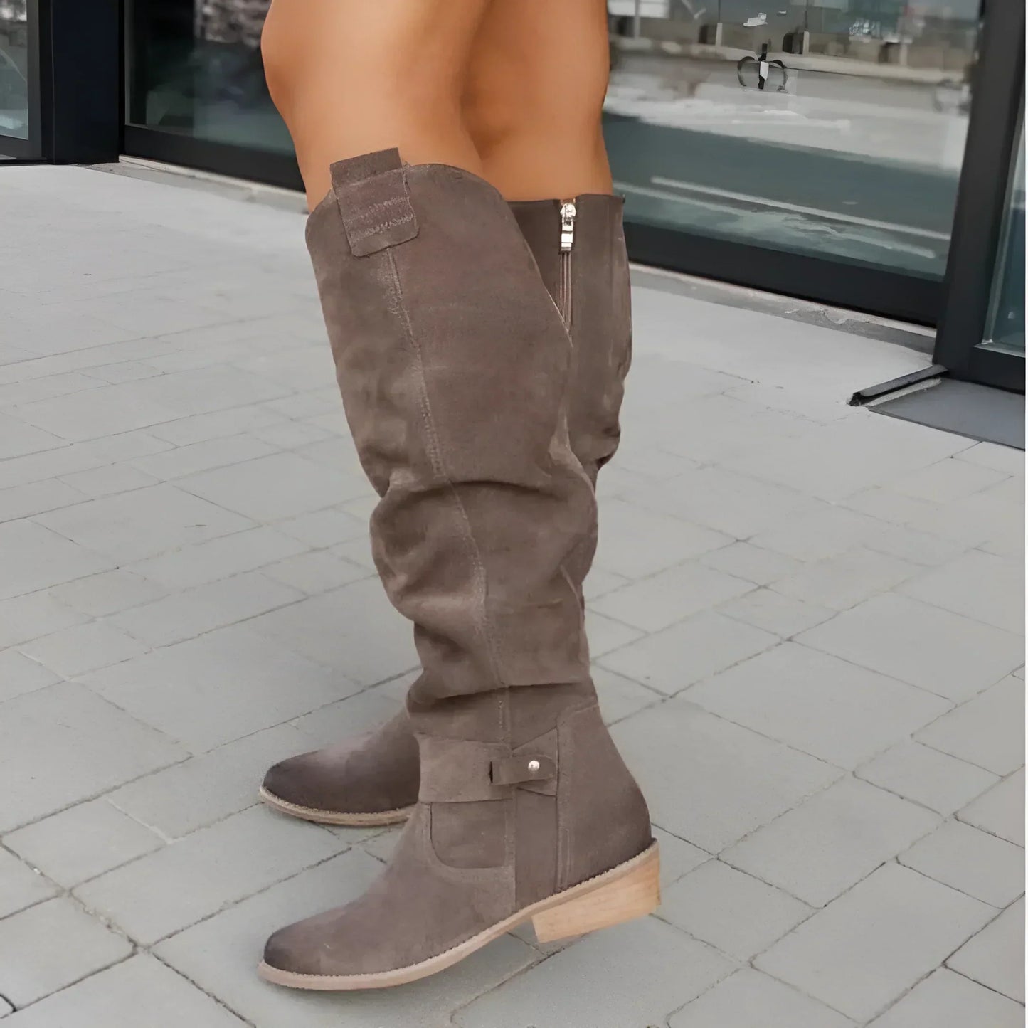 Stivale Invernale Donna Elegante Ginocchio
