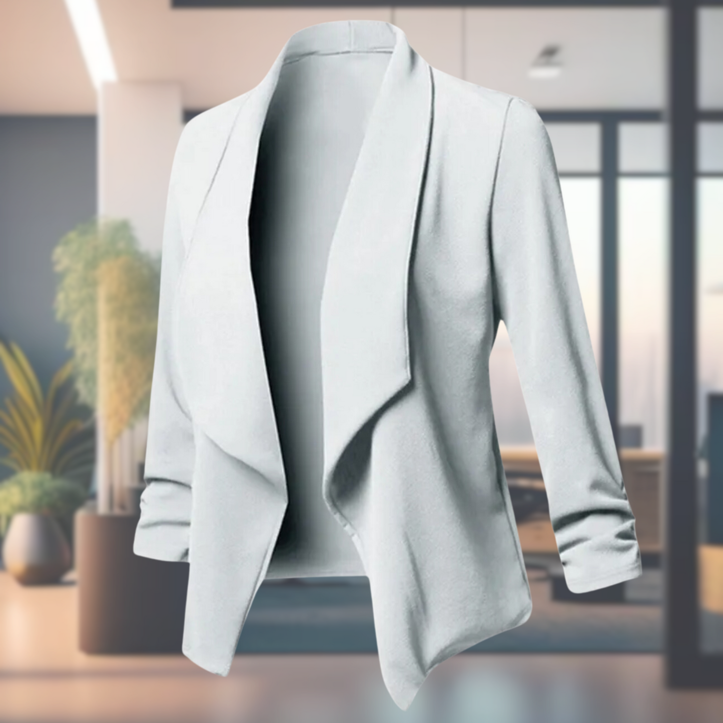 Blazer Donna Manica Lunga Leggero Elegante