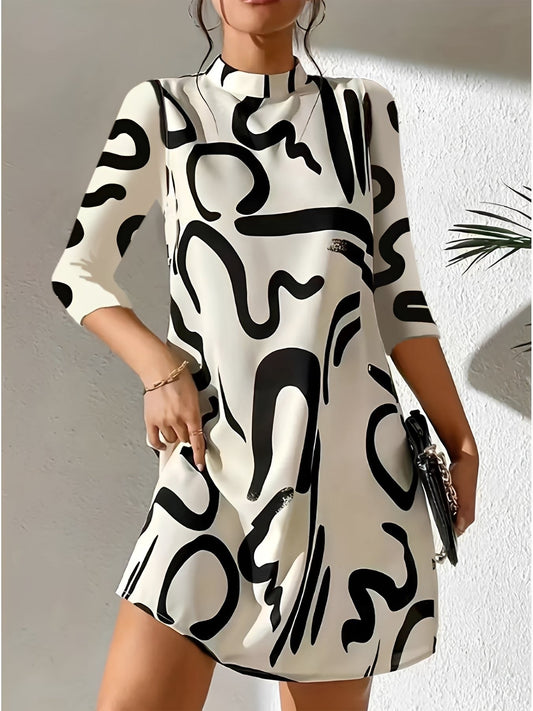 Abito Mini Donna Manica Stile Elegante - Brentozzi