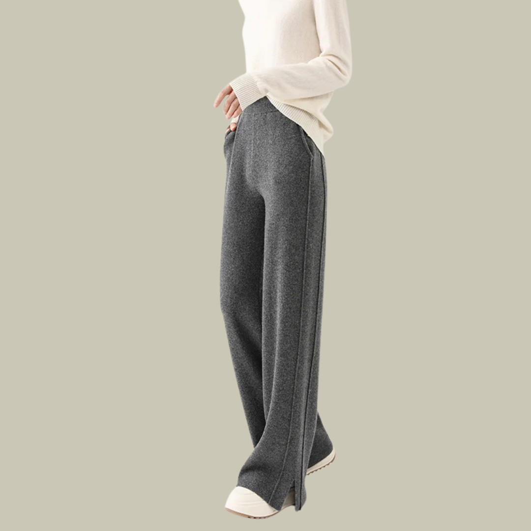 Pantaloni Donna in Maglia Vestibilità Comoda