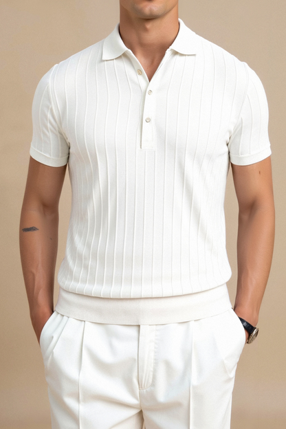 Polo Uomo Minimalista e Classica Vestibilità Regular