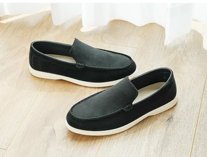 Scarpe Uomo Basse Pelle con Tomaia Aperta