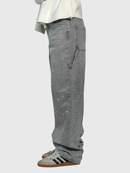 Jeans Donna Lucidi Tessuto Denim Slim Fit