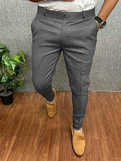 Pantaloni Uomo Mezzo Formali Taglio Classico