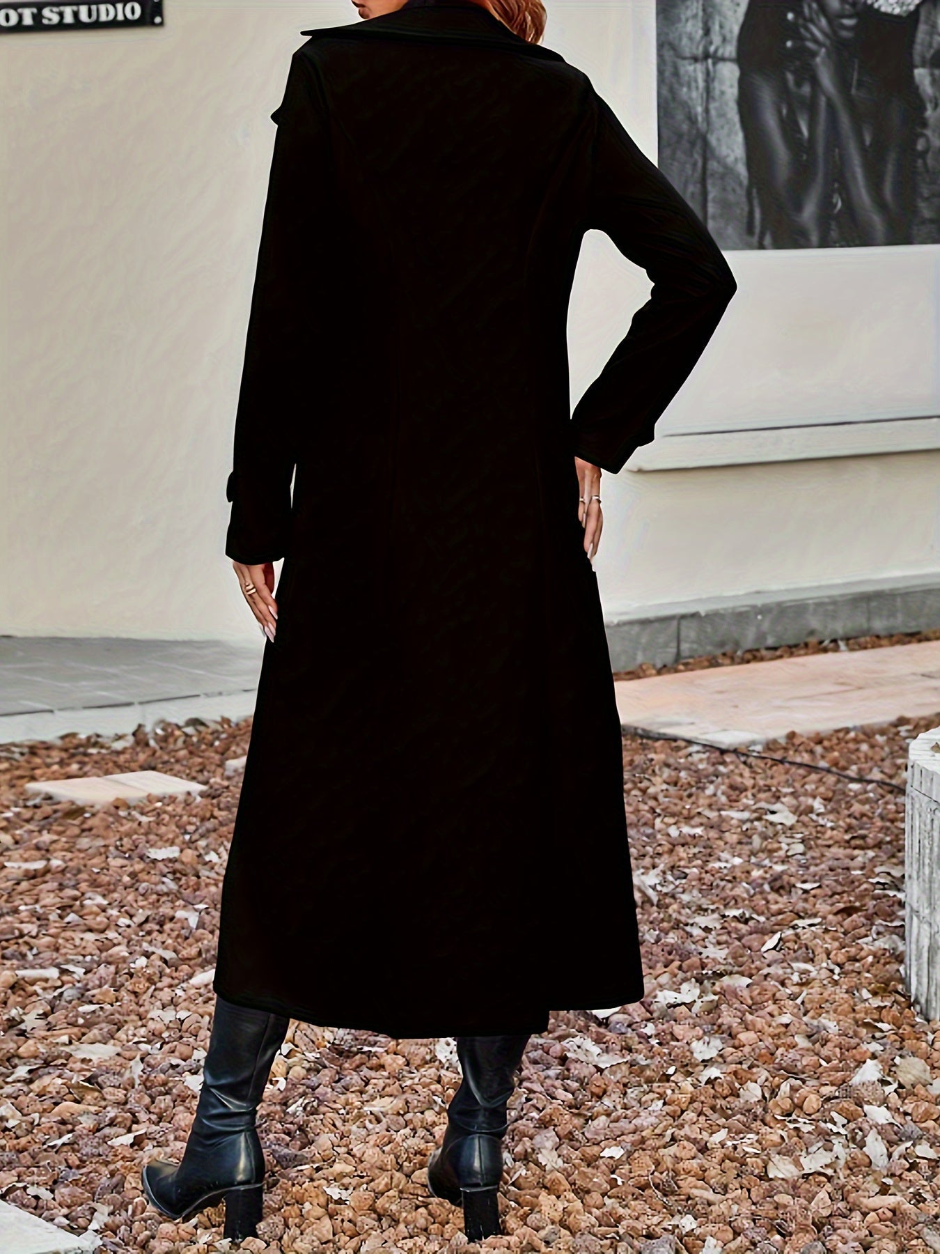 Trenchcoat Donna Doppio Petto Classico Vestibilità Regolare