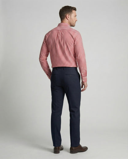 Camicia Uomo Rigata Elegante Slim Fit
