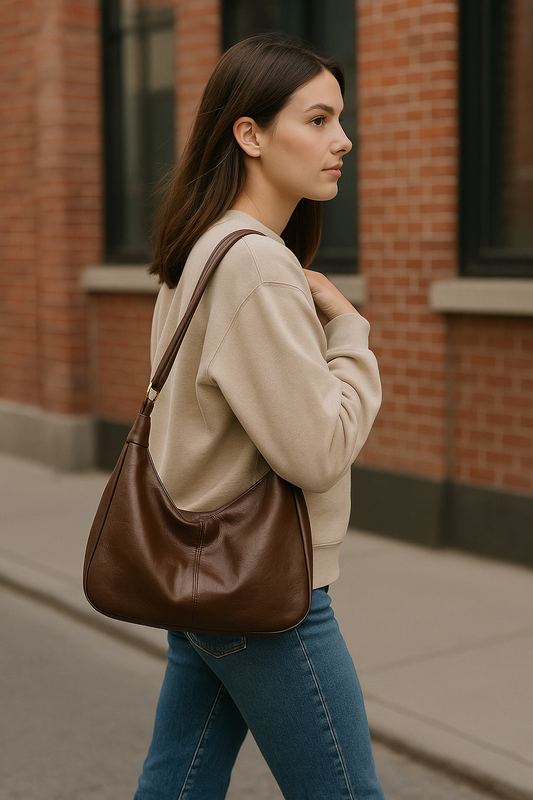 Borsa Donna Stile Hobo Casual - Brentozzi