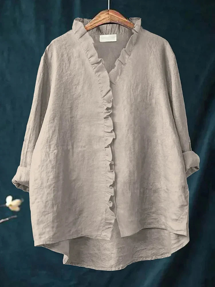 Blusa Donna Manica Lunga Casual - Brentozzi