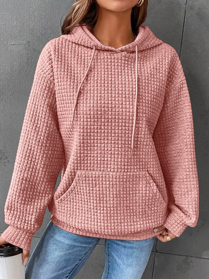 Felpa Donna in Maglia a Nido dApe Comoda Casual