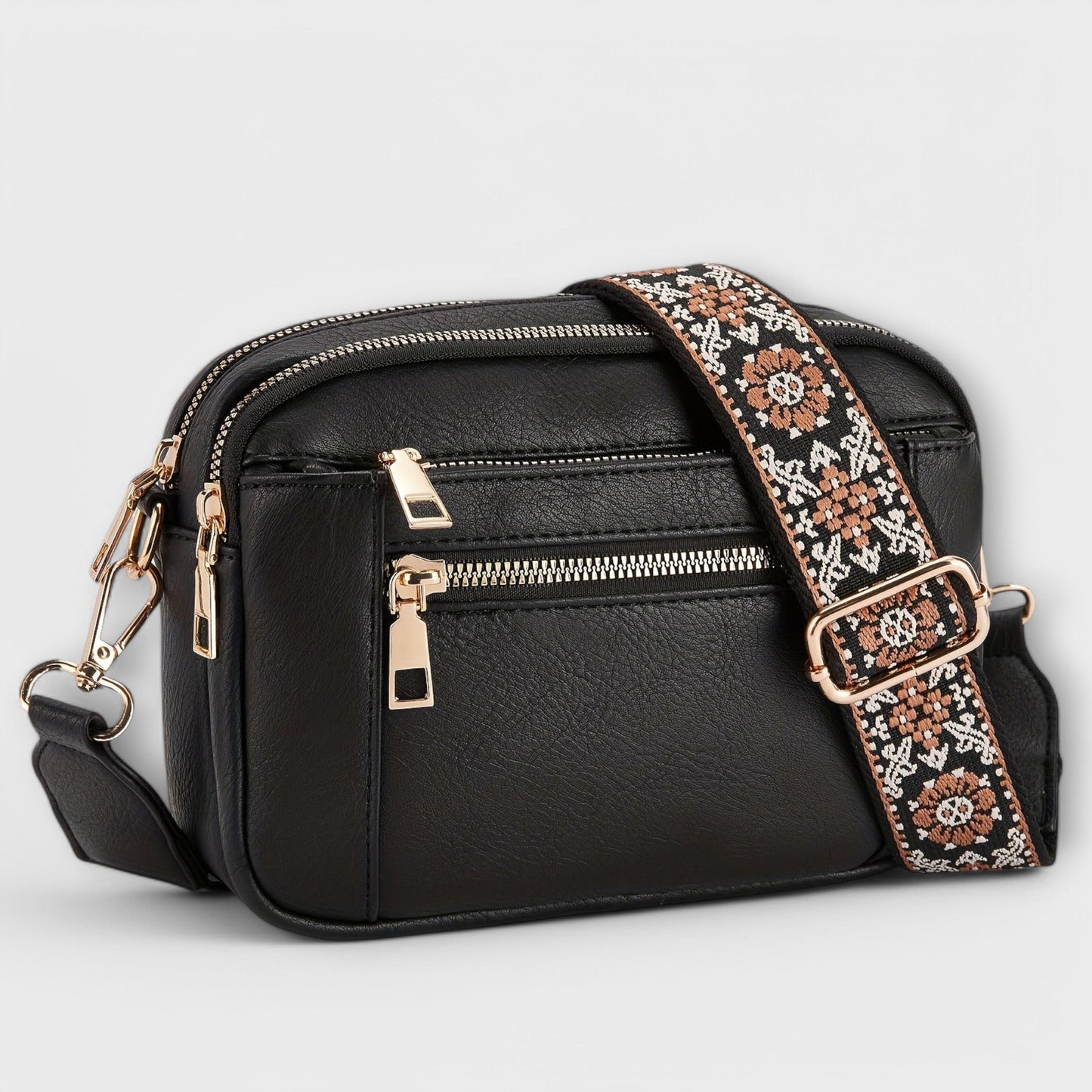 Borsa Tracolla Donna Design Compatto Cinturino Regolabile