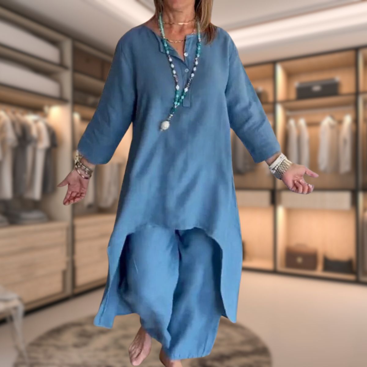 Completo Donna Taglio Oversize per Abbigliamento Casual