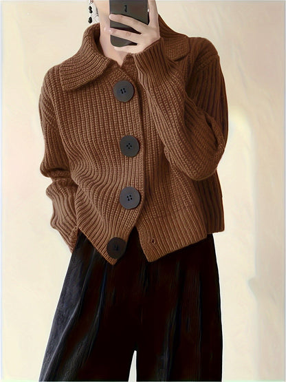 Cardigan Uomo in Maglia Morbida Vestibilità Classica