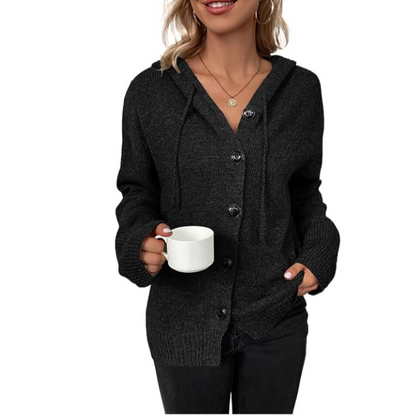 Cardigan Donna Caldo in Maglia con Bottoni