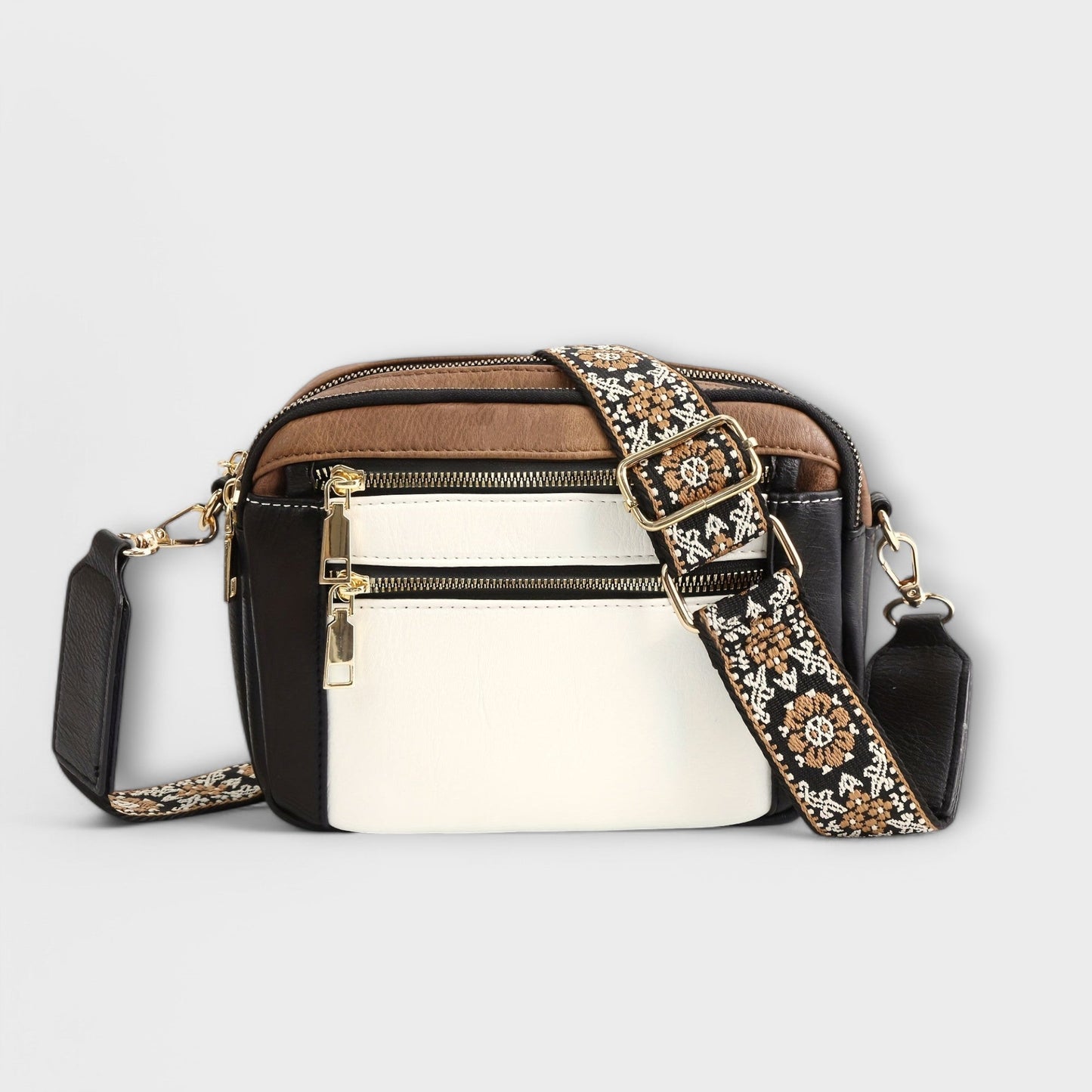 Borsa Tracolla Donna Design Compatto Cinturino Regolabile