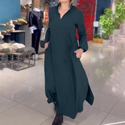 Abito Lungo Donna Linea Dritta