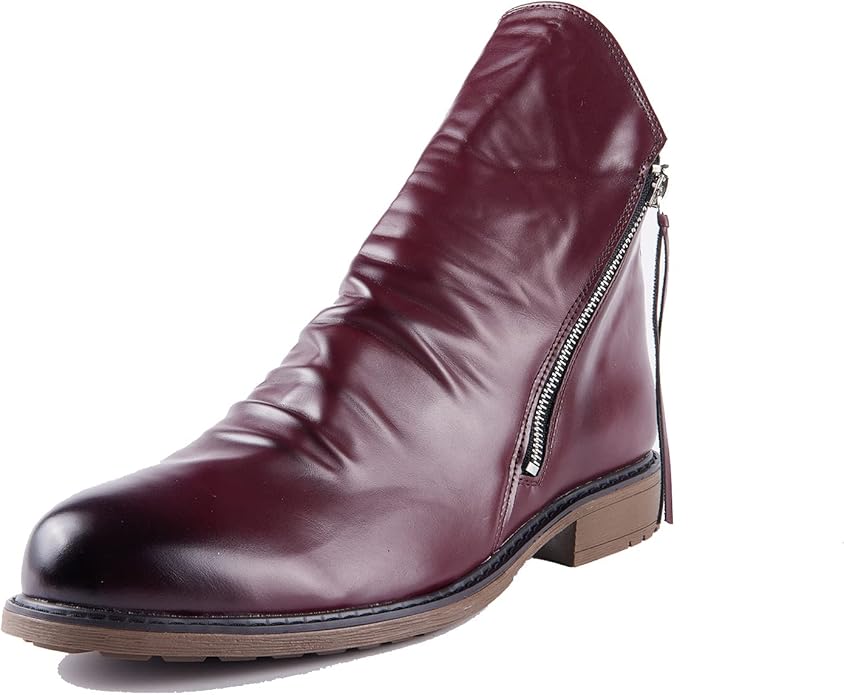 Scarpe Invernali Uomo Cerniera Stivaletto Classico
