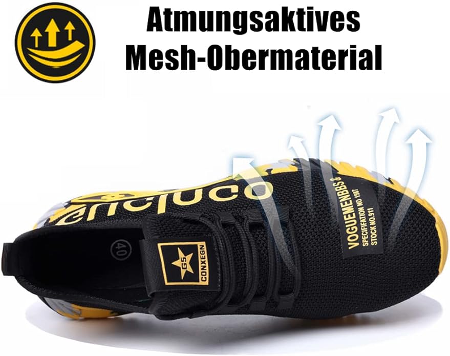 Sneaker Uomo Leggere e Comode Antinfortunistiche