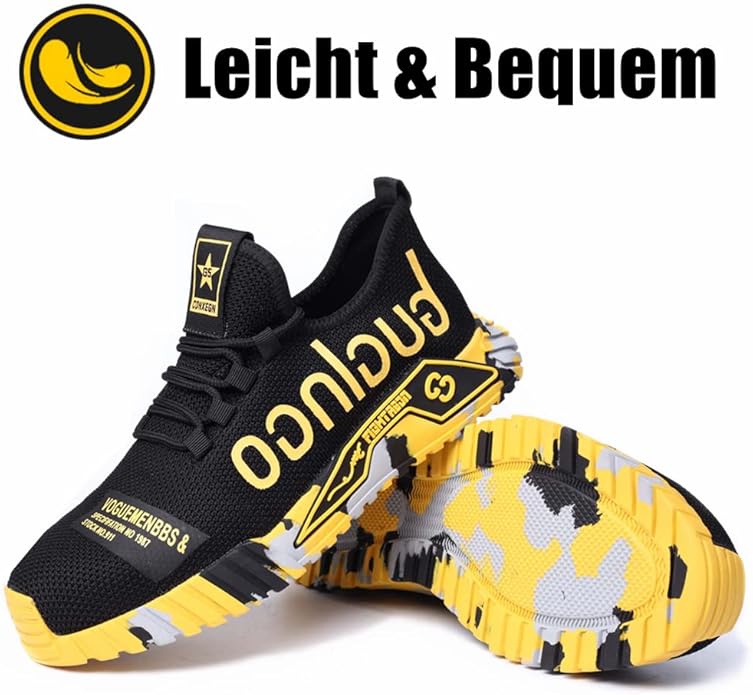 Sneaker Uomo Leggere e Comode Antinfortunistiche