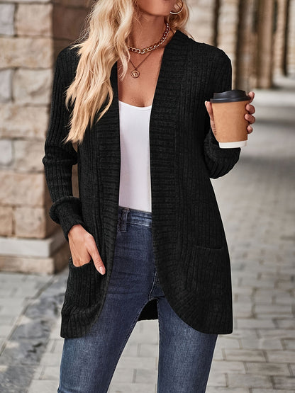 Felpa Donna in Maglia Fleece Manica Lunga Casual