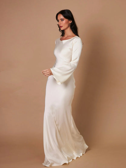Abito Maxi Donna Stile Sirena Cerimonia