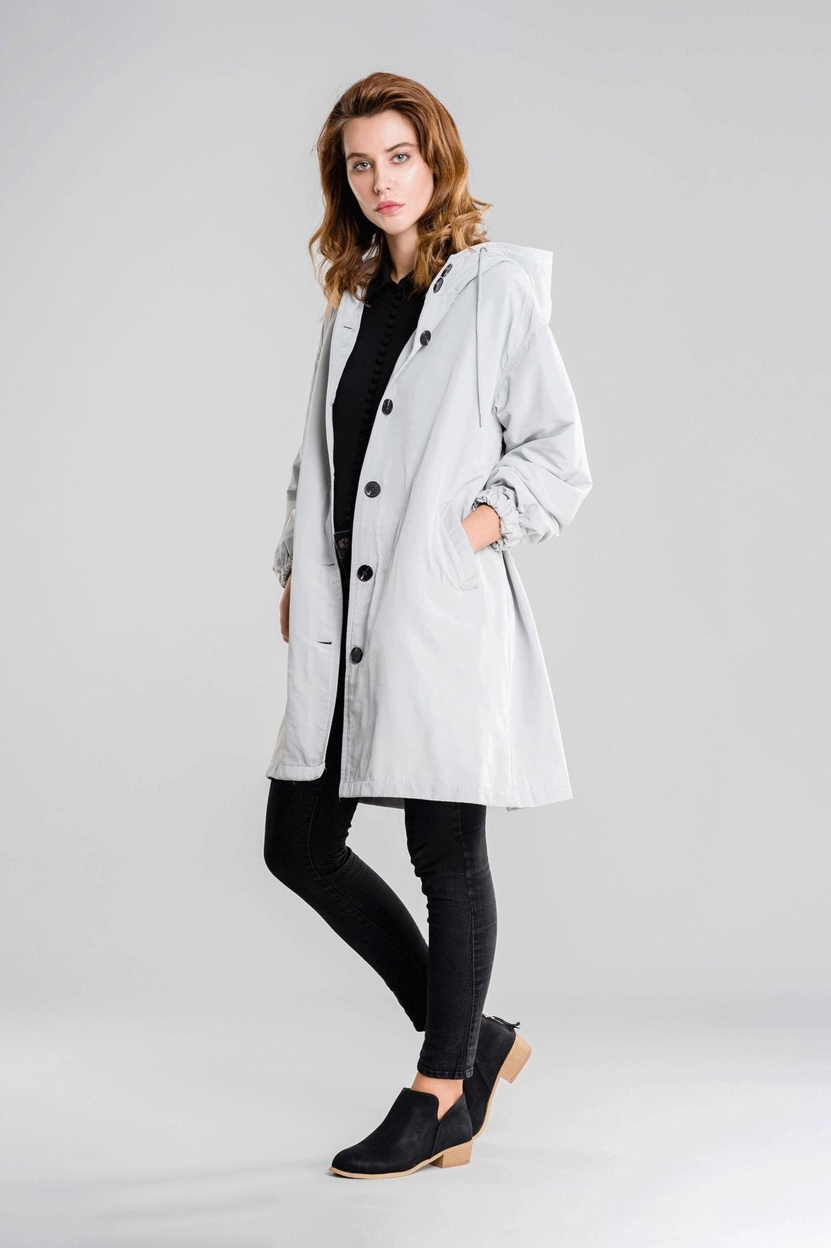 Giacca Antipioggia Donna Traspirante con Cappuccio Outdoor - Brentozzi