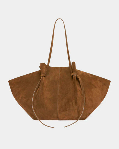 Borsa Shopper Donna in Suede Vegano Capiente e Resistente - Brentozzi