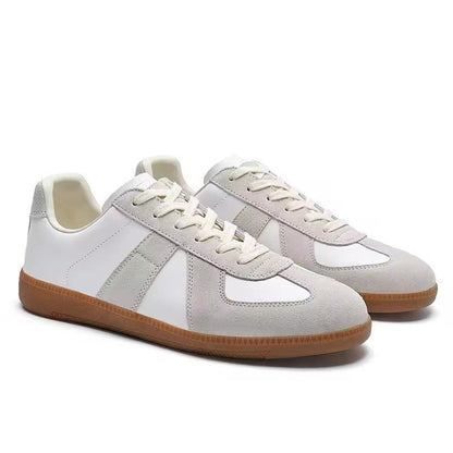 Sneakers Uomo Basse con Lacci e Dettagli a Pannelli - Brentozzi
