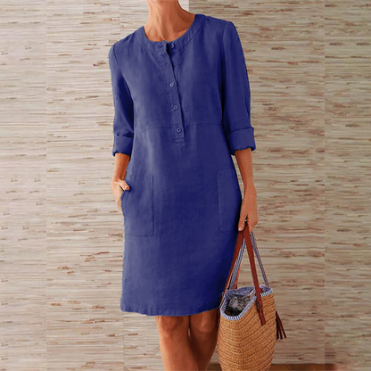 Abito Mini Donna Girocollo Manica Corta