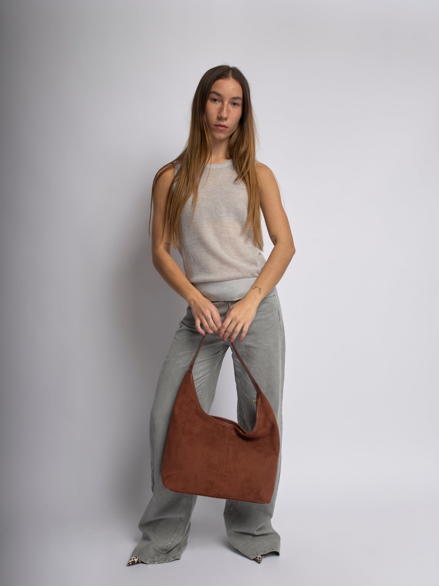 Borsa Tote Donna in Ecopelle Vegan Stile Pratico Durable