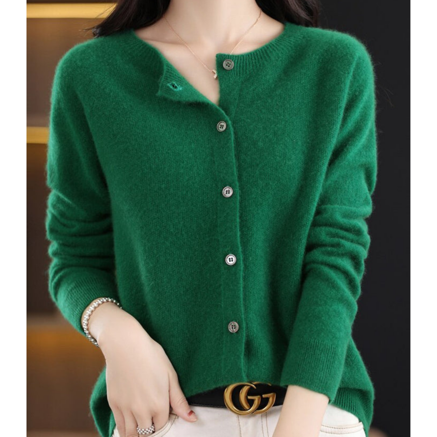 Cardigan Donna Caldo Vestibilità Comoda
