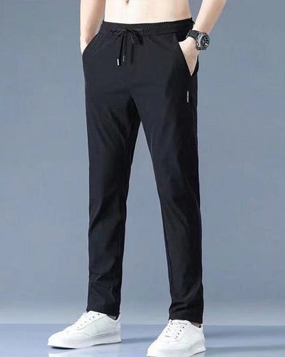 Pantaloni Uomo Tessuto Lunghi Regular